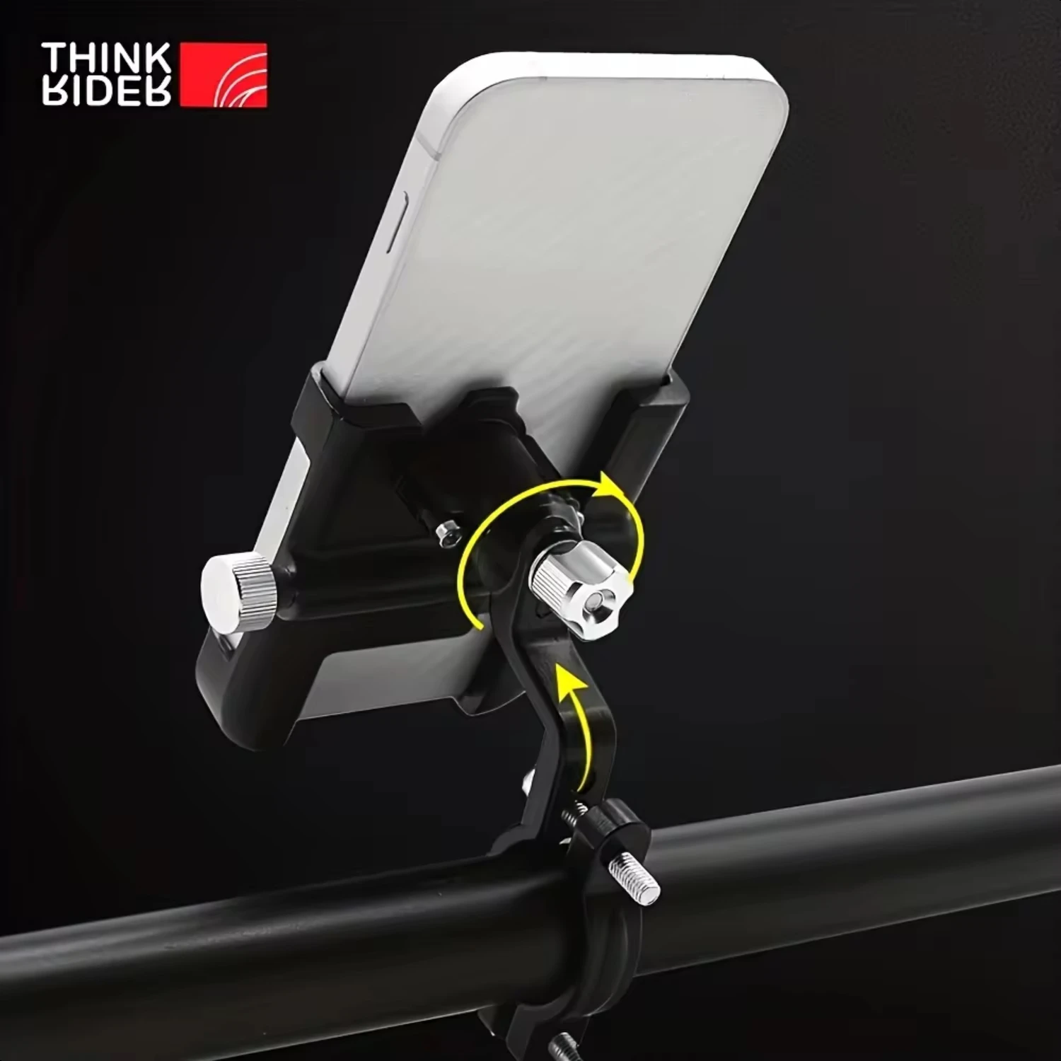 New MTB Phone Mount Stand Bike Mobile Phone Holder  Rotatable Aluminum Adjustable Bicycle Non-slip Cycling Bracke