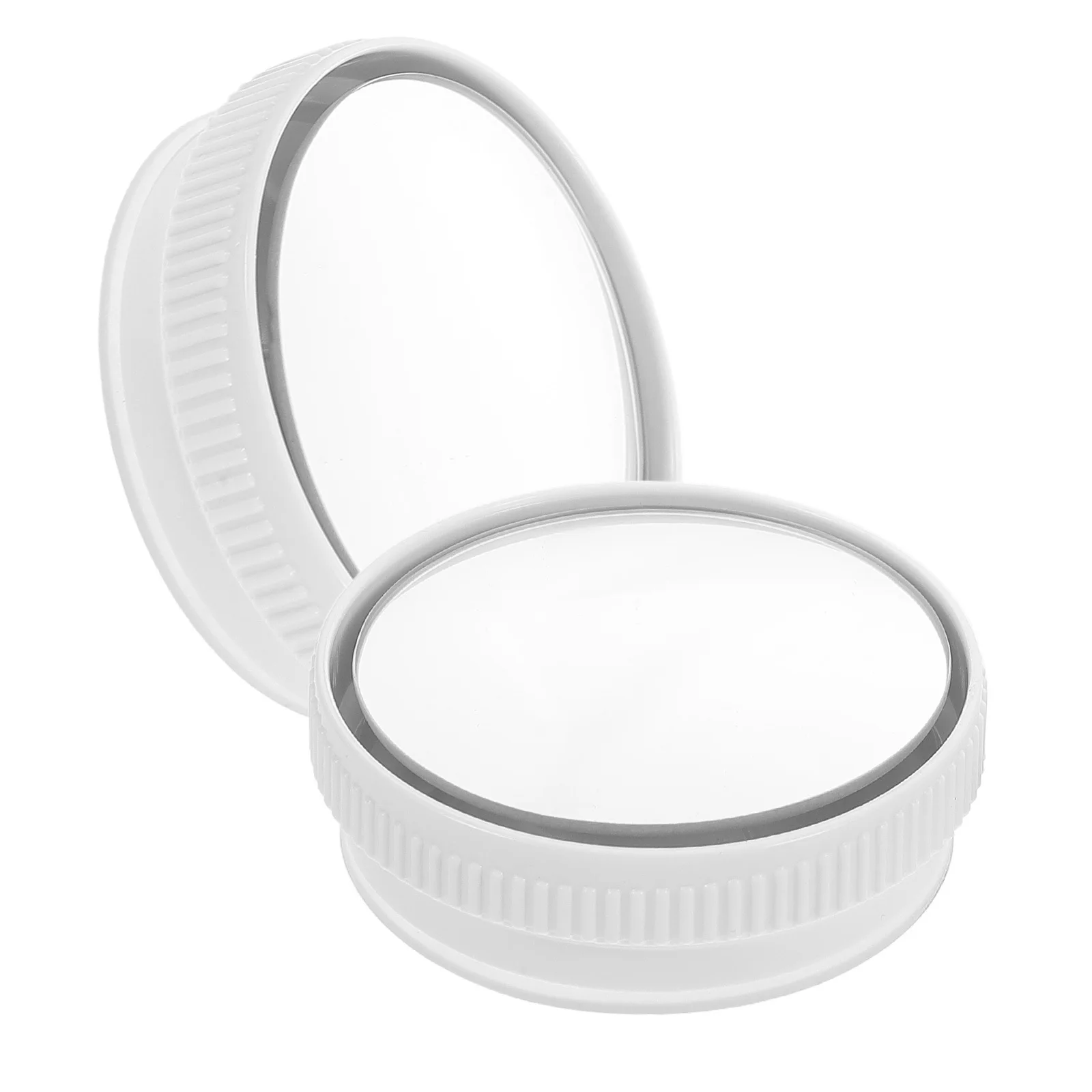 

1Pair Rearview Auxiliary Mirror 360 Adjustable Wide Angle Suction Cup Installation Night Visibility Enhancement