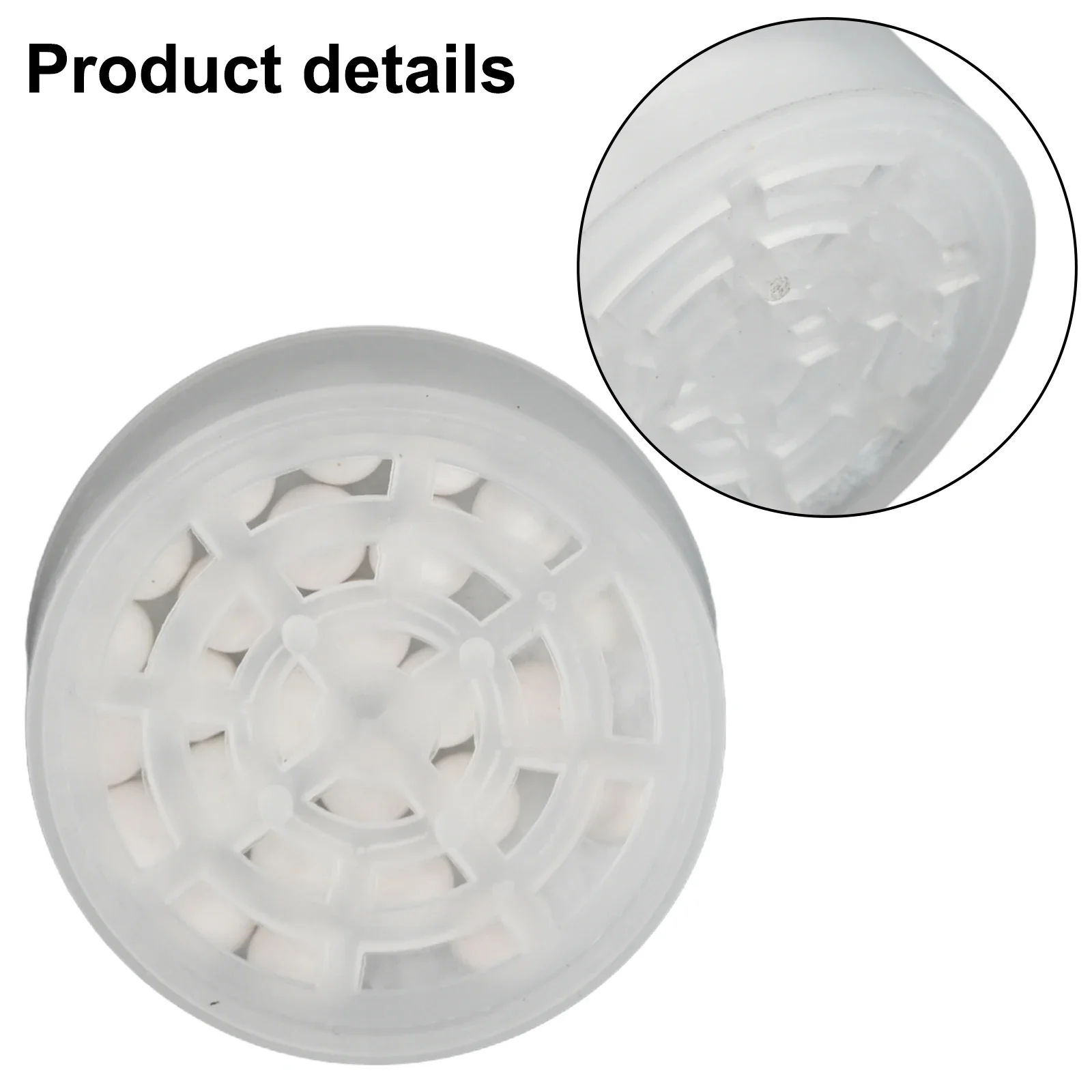 

1PC 8cm Panel Overhead Shower Head Filter Element Triple Function 1PC 3 Inch ABS Electroplated Adjustable Booster Head