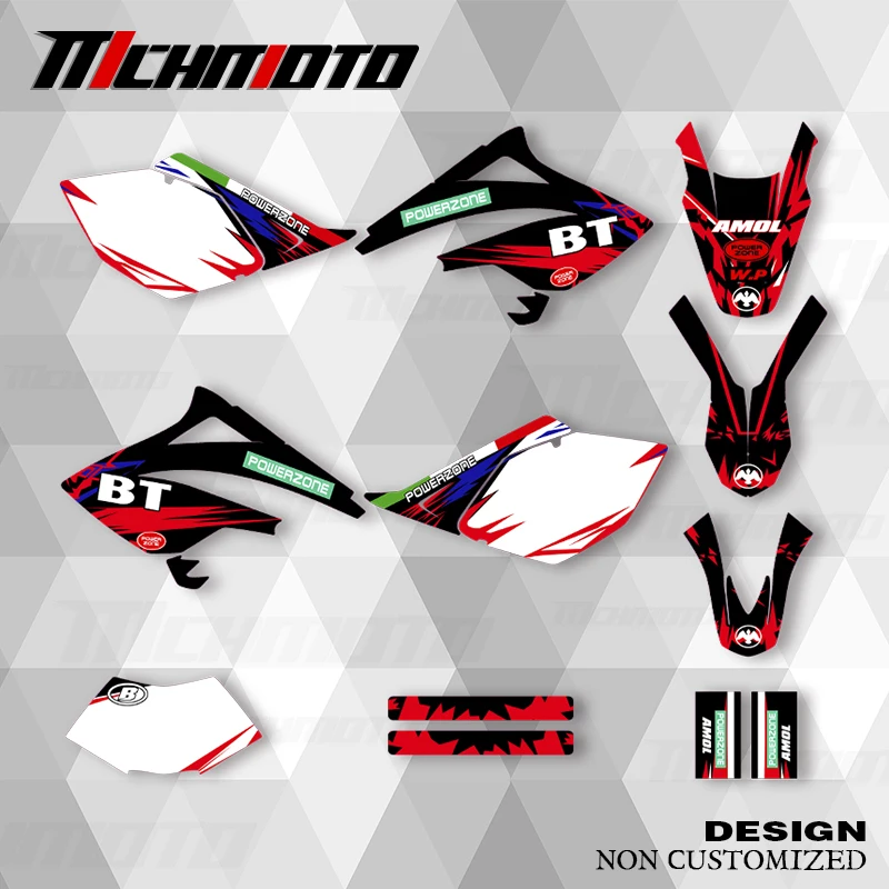 

MCHMFG New Style Graphics Decals Stickers Kits For BETA RR RR50 2006 2007 2008 2009 2010