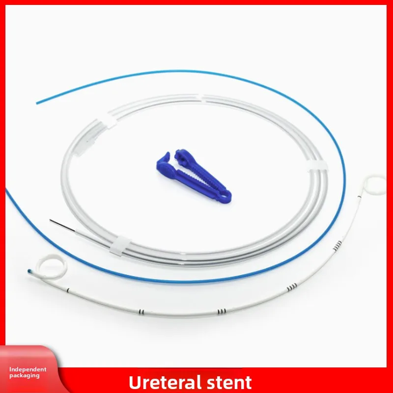 Image of Tierärztliches Einweg-Steriles Ureterstent-Kit, unerlässlich für die Harnwegschirurgie bei Haustieren, Laborforschung, Ureterunterstützung 3F 4FR