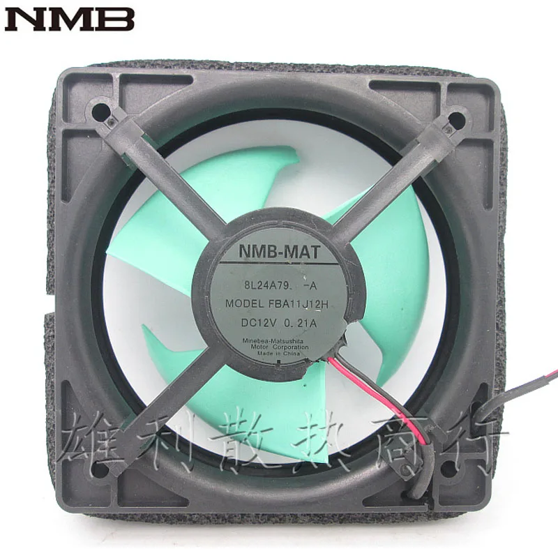 

Original For NMB FBA11J12H-A 2-wire 12V 0.21A BL24A79-A refrigerator waterpoof cooling fan