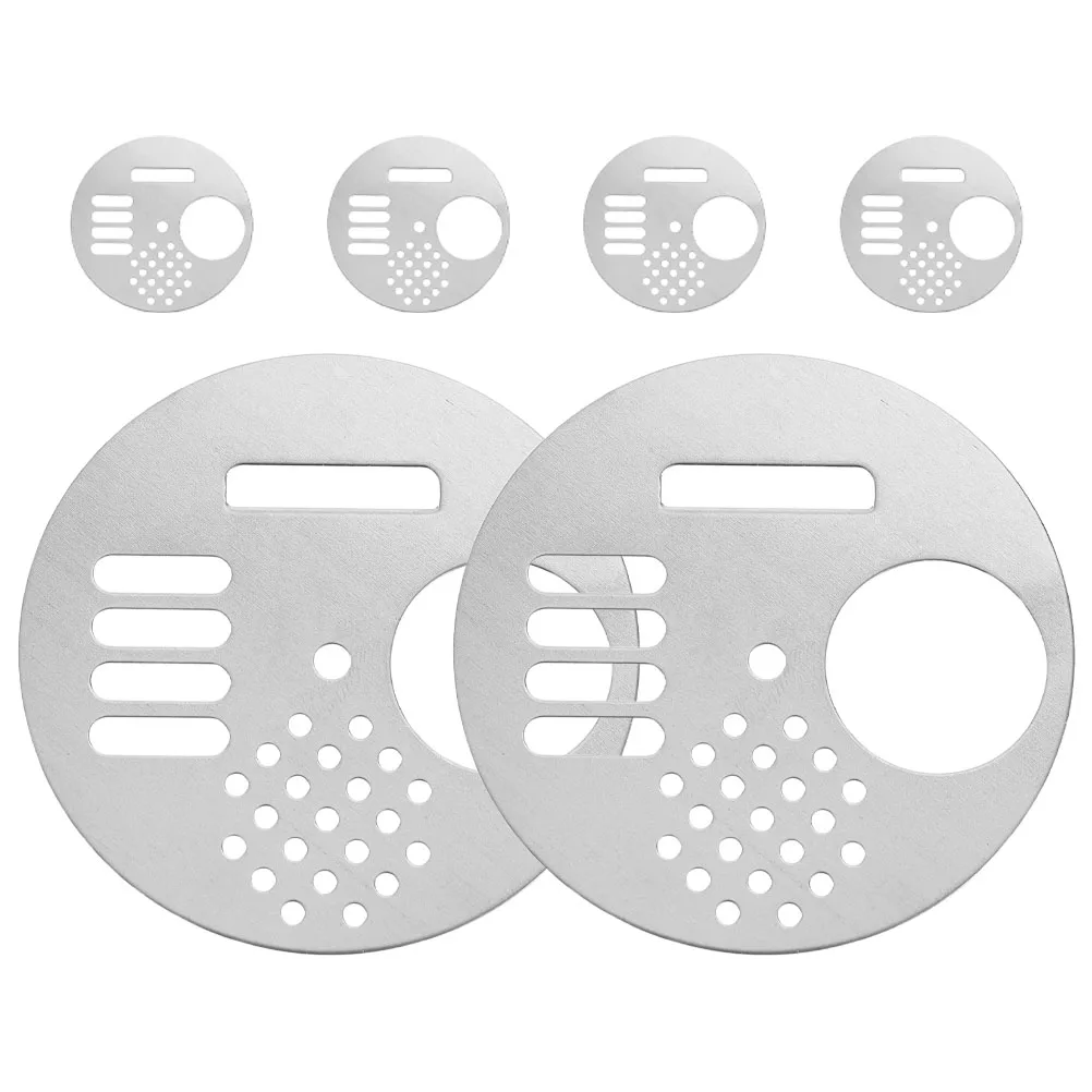 

6pcs Beehive Ventilation Door Stainless Steel Rotatable Entrance Gate Tool Beekeeping Hive Security Round Design