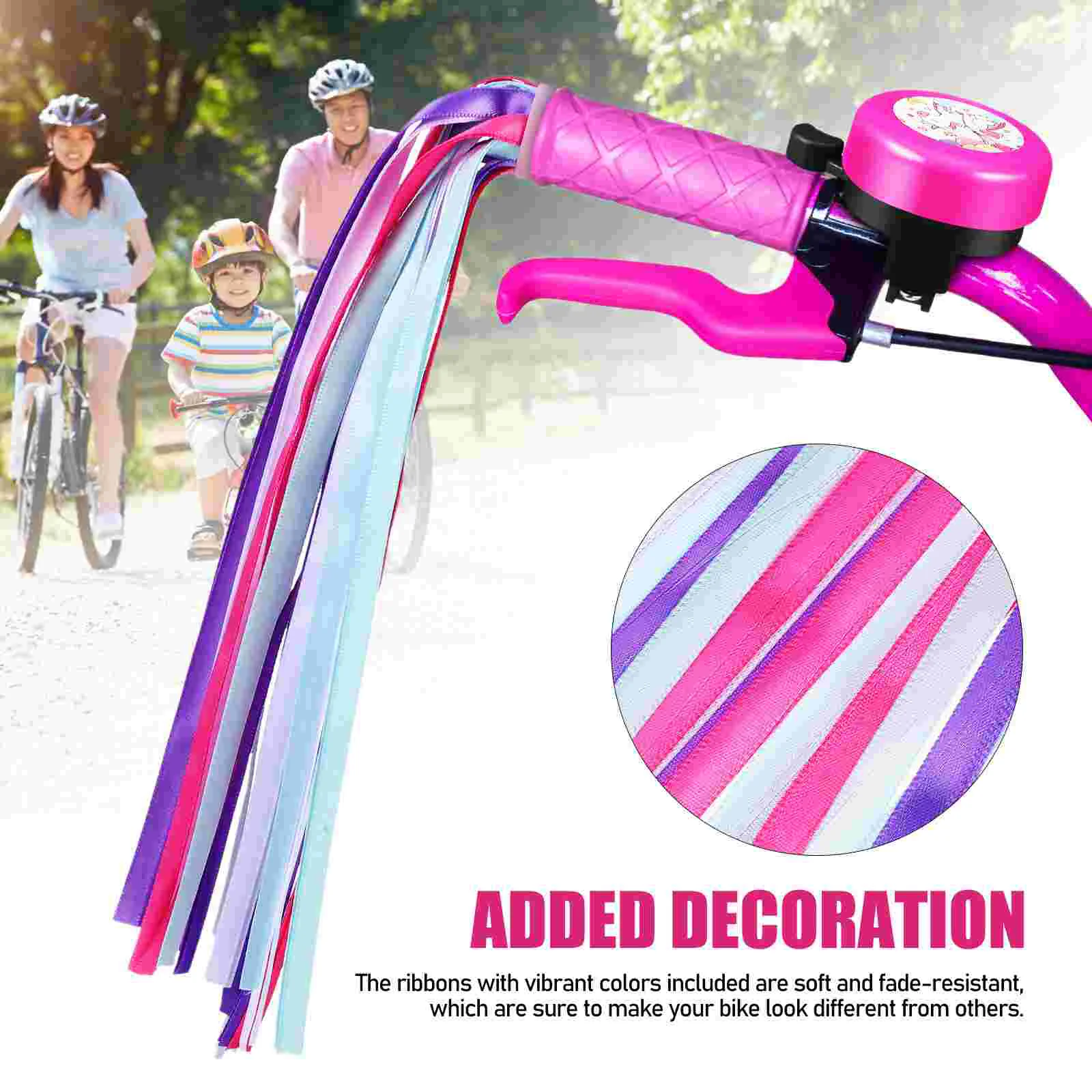 Ring Chime Bike Metal Bells for Adults Boys Scooter Handlebar Streamers Outdoor Accessory Toddler Child