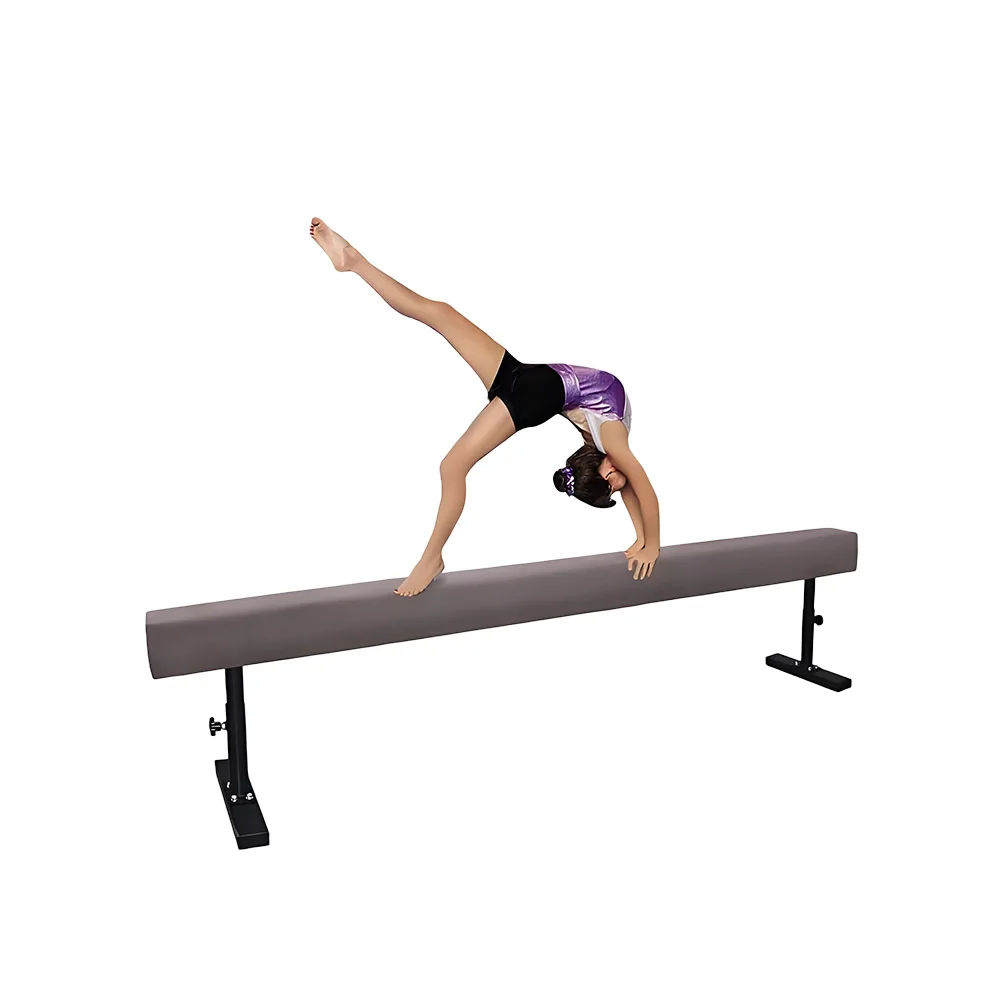 

Professional-Grade Wobble Board Legged Balance Beam with Leveling Feet for Indoor Exercise Body and Waist Training