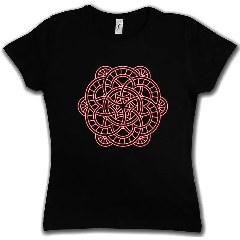 MANDALA IV WOMAN T SHIRT Yantra Hinduism Buddhism Hindu Shiva Buddha Dharma