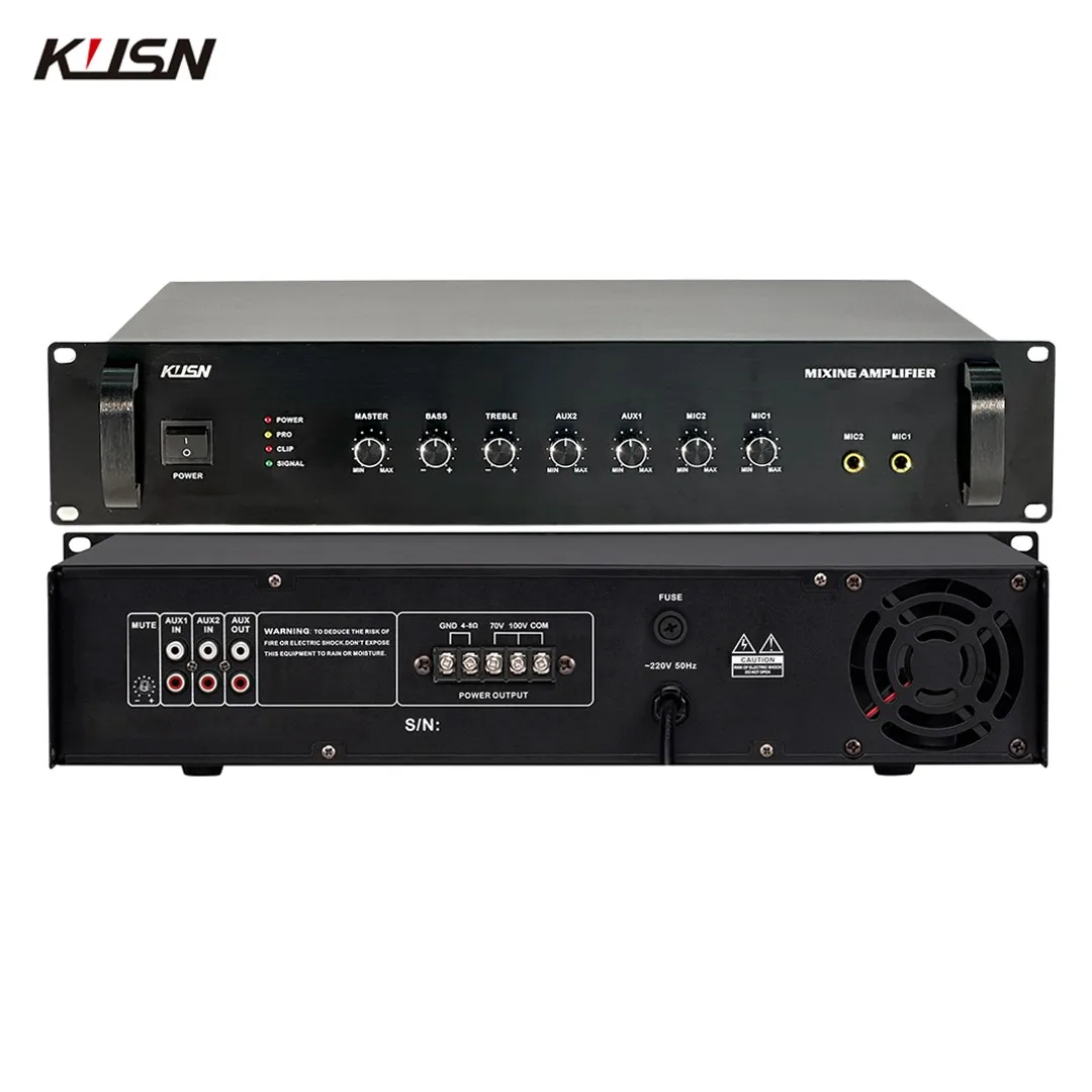 Pa مكبر للصوت 70 فولت 100 فولت 360 واط المتكاملة خلاط الصوت مكبر كهربائي نظام العناوين العامة كاريوكي خلاط مكبر للصوت #4