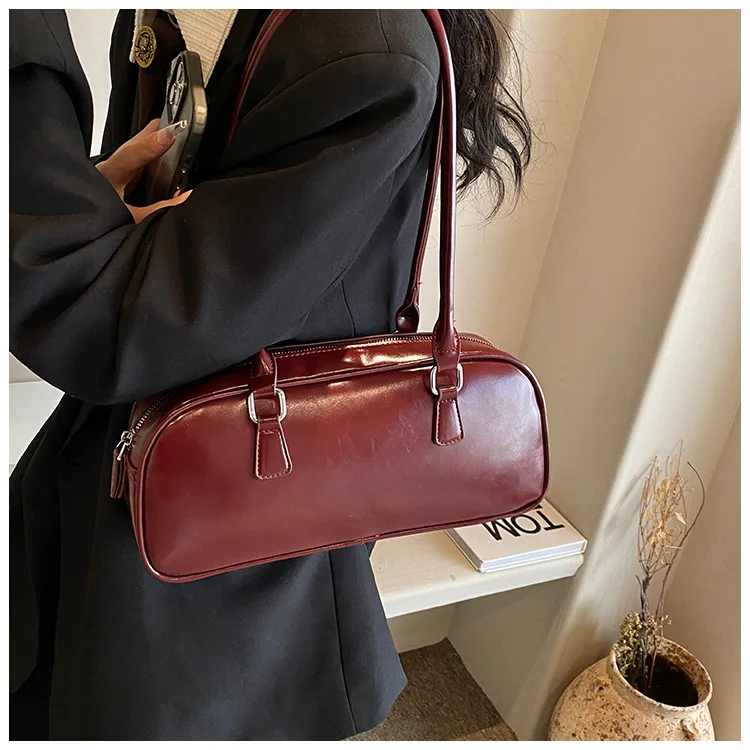 2024 New Trendy Row Hundred Shoulder Underarm Baguette Bag