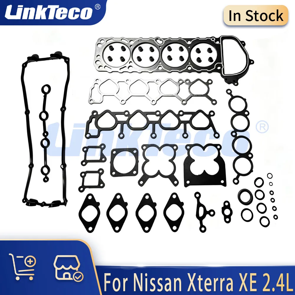 Engine Parts Cylinder Full Head Gasket Set Fit 2.4 L L4 Gas KA24DE KA24E For Nissan Xterra Frontier XE SE 2.4L HS26171PT-1