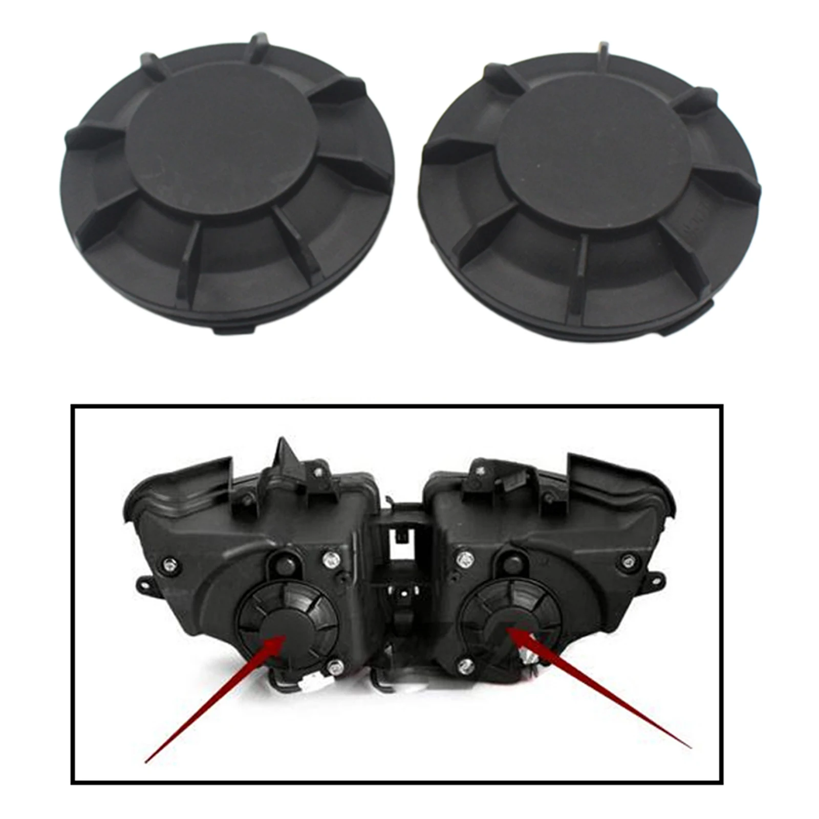 Motorcycle Headlight Rear Boots Headlamp Cover Dustproof for Honda CBR929RR