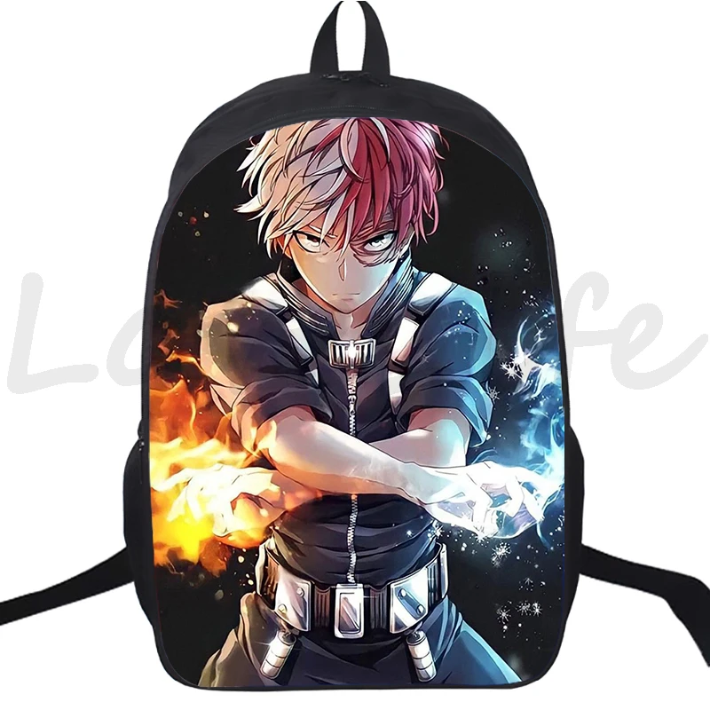 Mochila de Anime My Hero Academia, mochilas escolares para niños y niñas, Boku No Hero Academia, bolsa de viaje para adolescentes