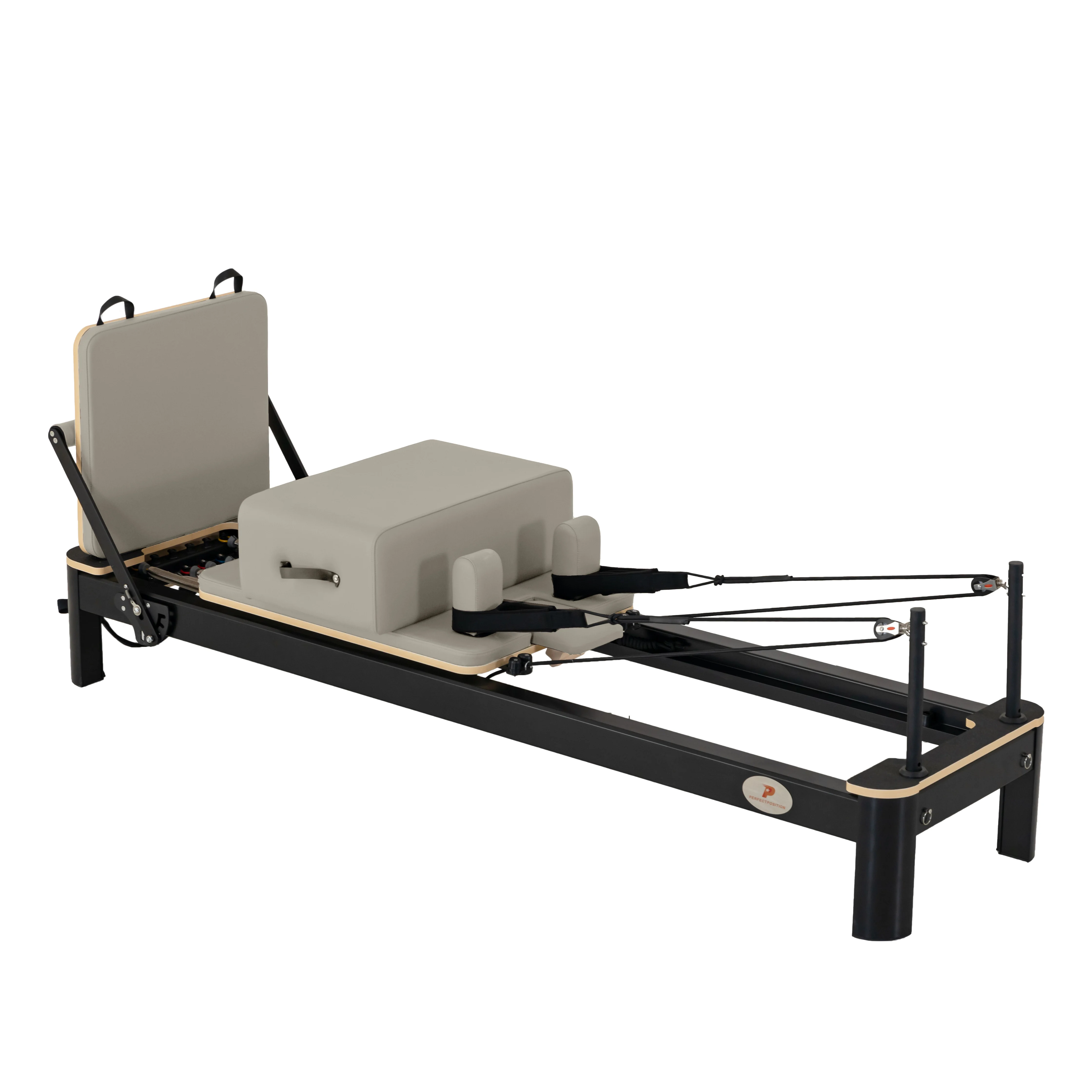 

For Studio Alloy Jumpboard Uprightable Quality Pilates Reformer White Aluminum Core Bed