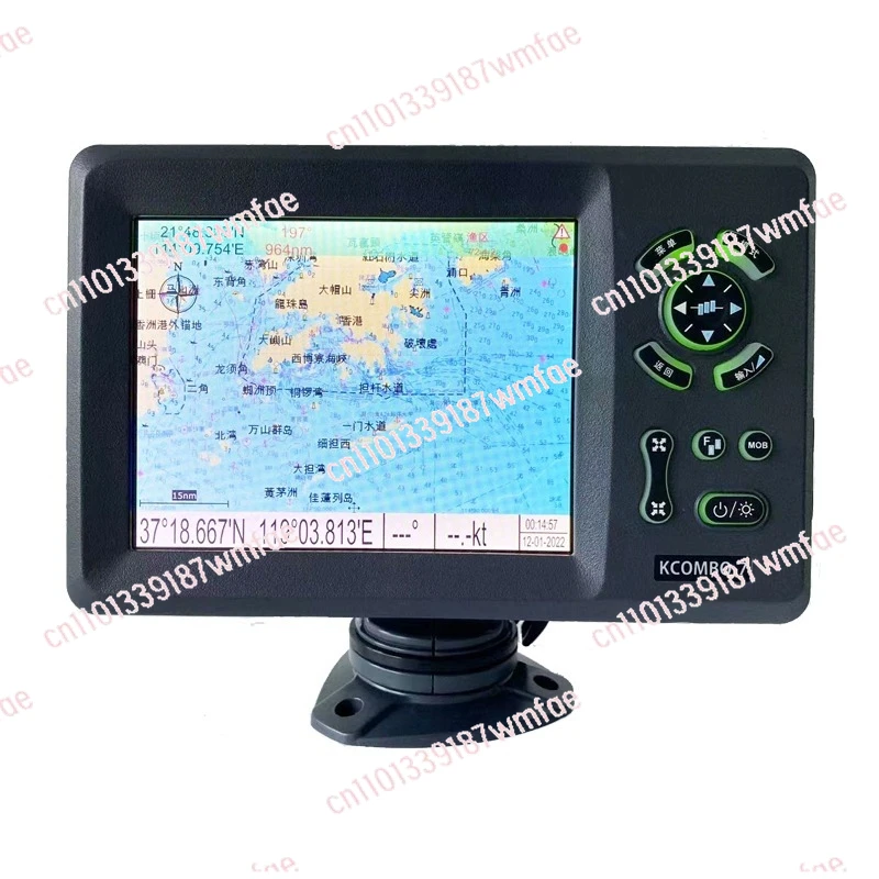7Inch Transducer Color LCD Marine Plotter Combo With Fishfinder