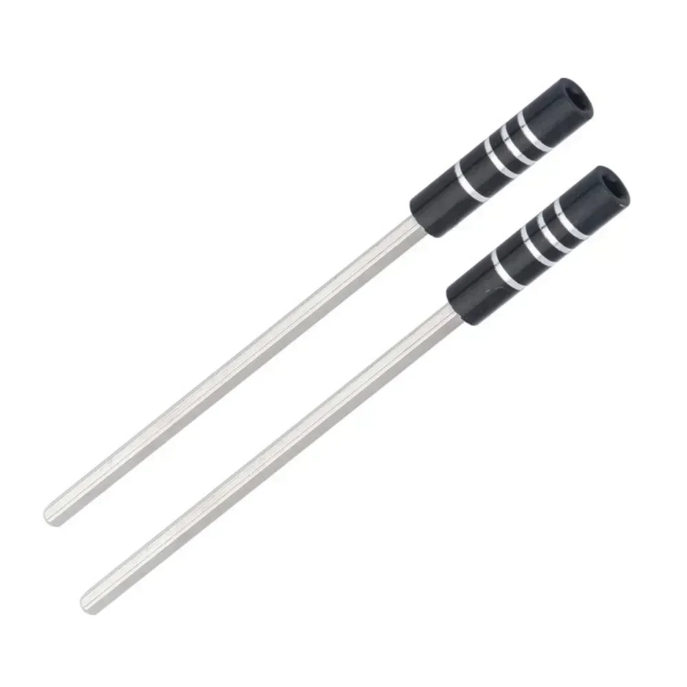 2pcs Magnetic Metal Shaft Extension Bar Rods Hex Shank Socket Adapters For 1/8 Screwdrivers Bits Holders Hand Tools 123mm