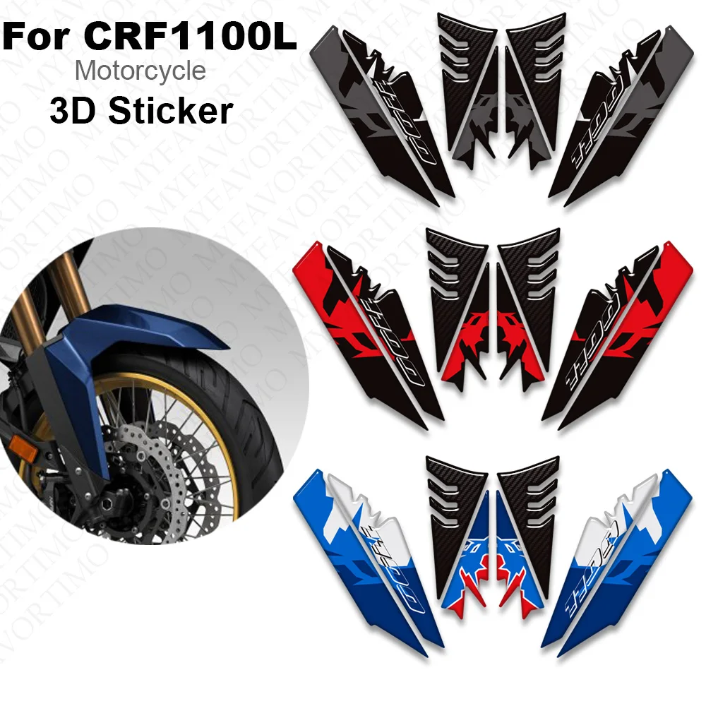 For Africa Twin CRF1100L CRF 1100 L Adventure ADV Sports Motorcycle Tank Pad Gas Fuel Oil Protector Decals Hand guard Stickers
