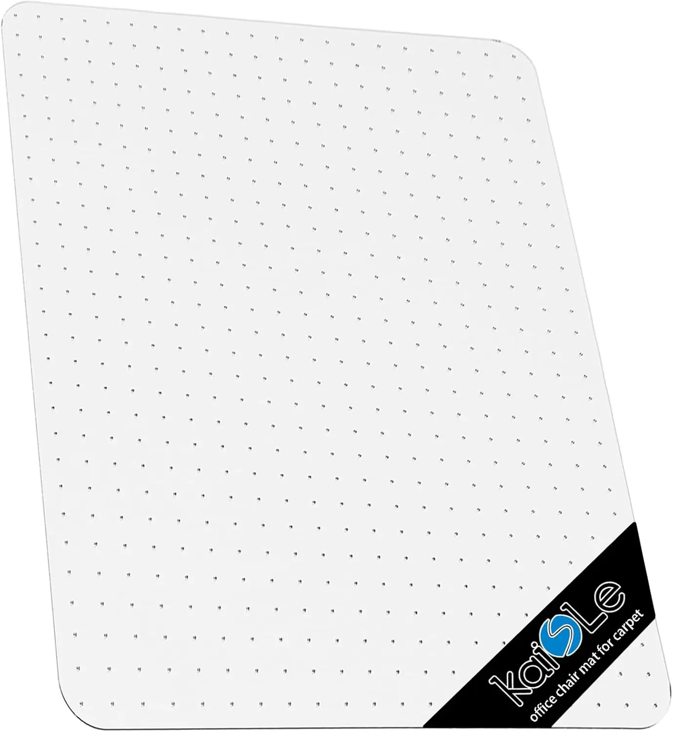 

Clear Heavy-Duty Rolling Chair Mat for Carpet, 32x48 Office Desk Floor Protector with Non-Slip Grip