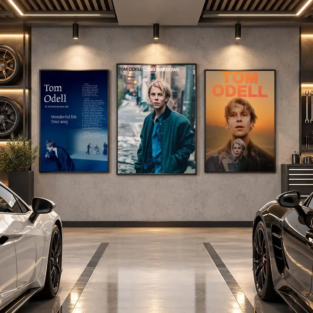 T-Tom Odell A Wonderful Life Poster Wall Art Sticker For Living Room Bedroom Bar Home Decor Mural Painting Decoration
