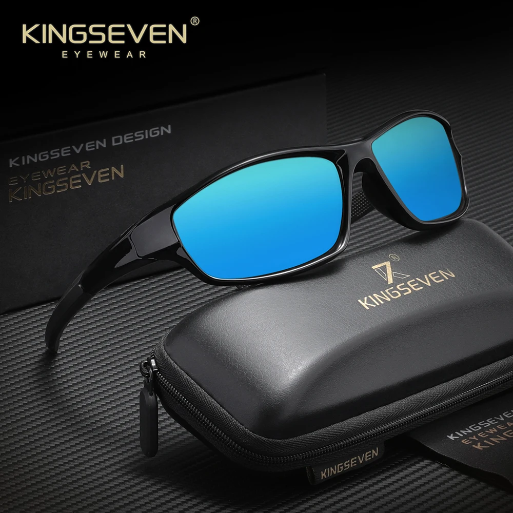 

KINGSEVEN Sport TR90 Sunglasses Cycling Riding Men Polarized Women Sun Glasses Fashion Glasses UV400