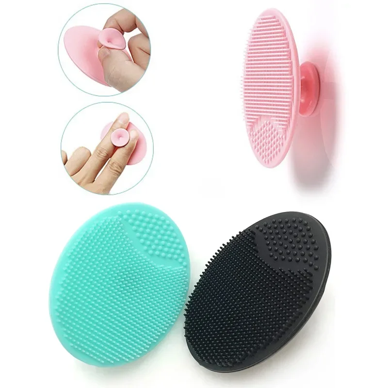 Silicone Face Cleansing Brush Facial Deep Pore Skin Care Scrub Cleanser Tool Mini Beauty Soft Deep Cleaning Exfoliator Brush