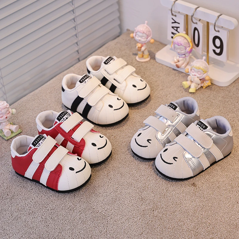 

New Spring/Autumn Children Shoes Leather Breathable Kids Casual Shoes Non-slip Fashion Toddler Girls Boys Sneakers EU 22-31