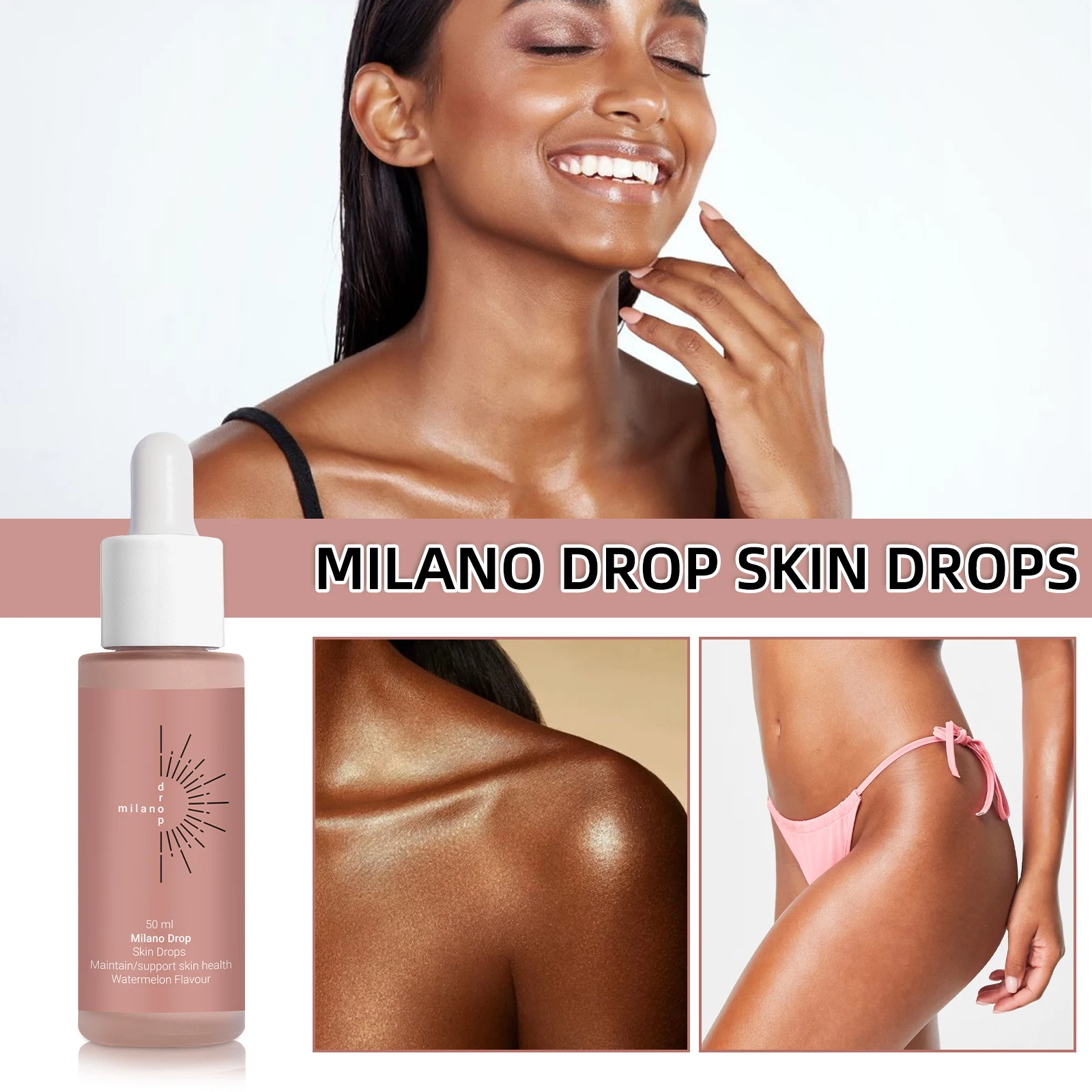 Natural Tan Enhancer Sunless Self Tanner Melanin Booster for Healthy Glow Natural Tanning Lotion without Sun Exposure