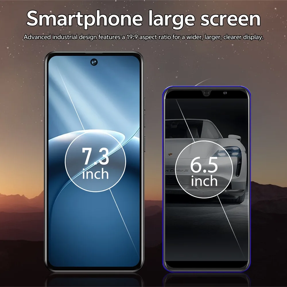 K-Touch Mobile Phones M18 Pro Max Smartphone Android 15 Cell Phone 7.3 Inch Face Unlock 8000mAh Battery 5G Dual SIM 16+48MP Camera Global Version Cellphones