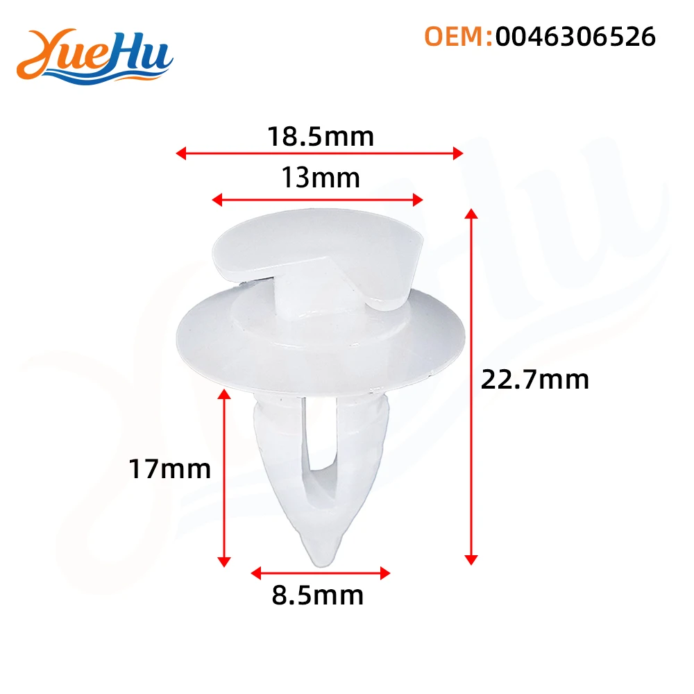 YUEHU 20PCS 0046306526 Door Trim Panel Clips Retainer Fastener for 60507749 ALFA ROMEO MILANO  Maserati
