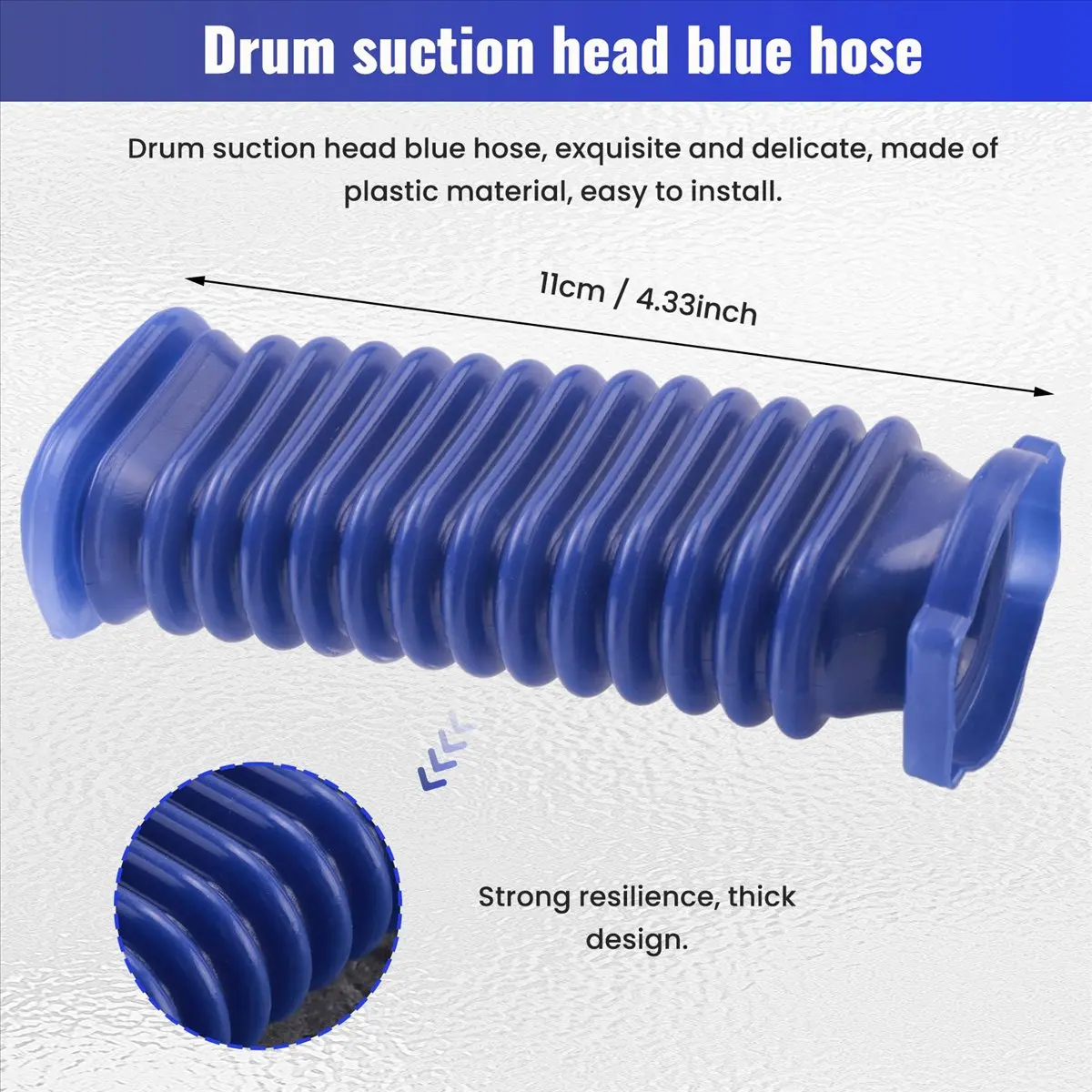 #38A Hose Replacement for Home Cleaning Vacuum Cleaner Accessories Part,Soft Velvet Roller Hose,(Plastics)