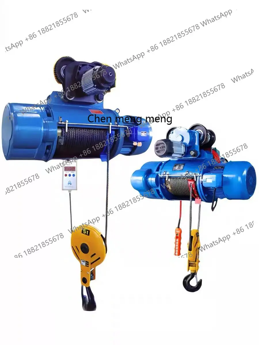 

Электрическая канатная таль для мостового крана, грузоподъемность 1т, высота подъема 6м, 380В, универсальная электрическая таль CD