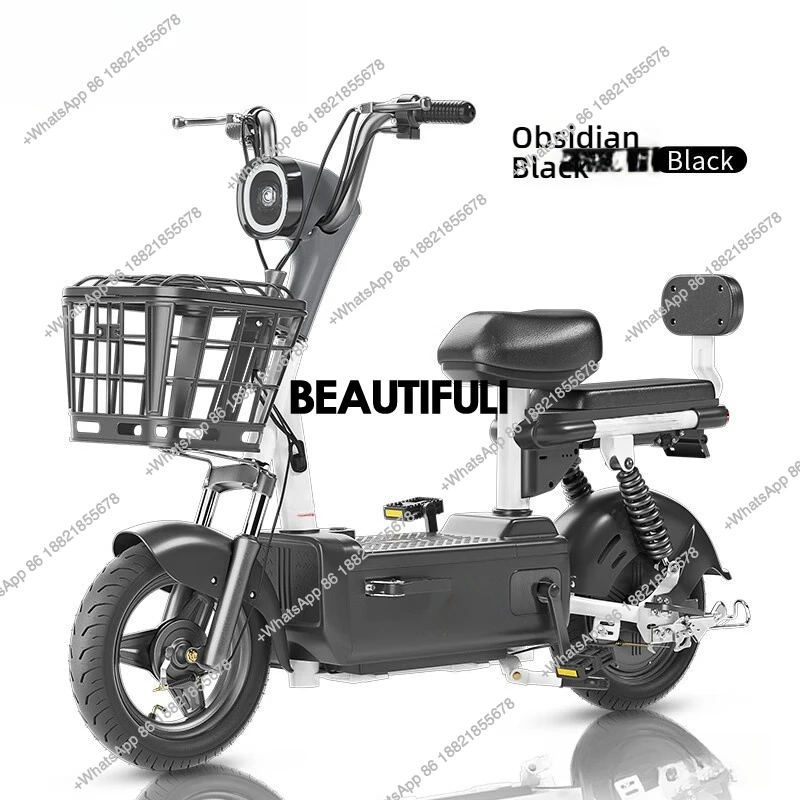 Mountain Snow Bike Lithium Battery Helps Men and Women with Variable Speed Commuting Lightweight Battery Electric Bike