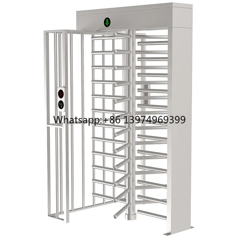 0-90° Adjustable Angle Rotating Gate Multi-biometric Rotating Turnstile (palm Vein + Fingerprint)