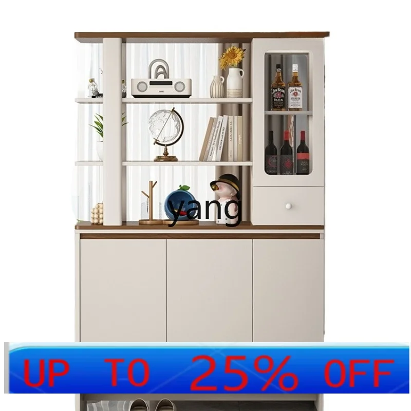 

LTT home entrance door partition rack living room double-sided screen cabinet door occlusion