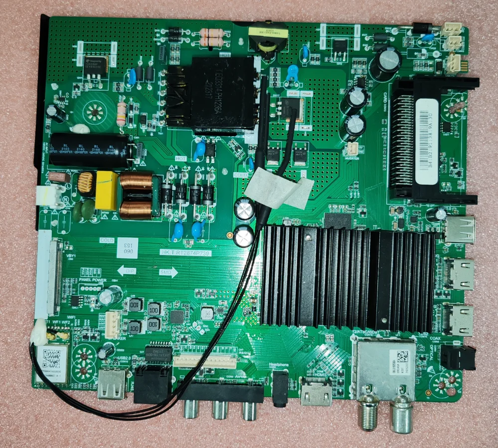 Imagem -05 - Wifi Network tv Motherboard Sistema Android 1.5g Mais 8g 6375v 600ma Hk. t. Rt2874p739 4k