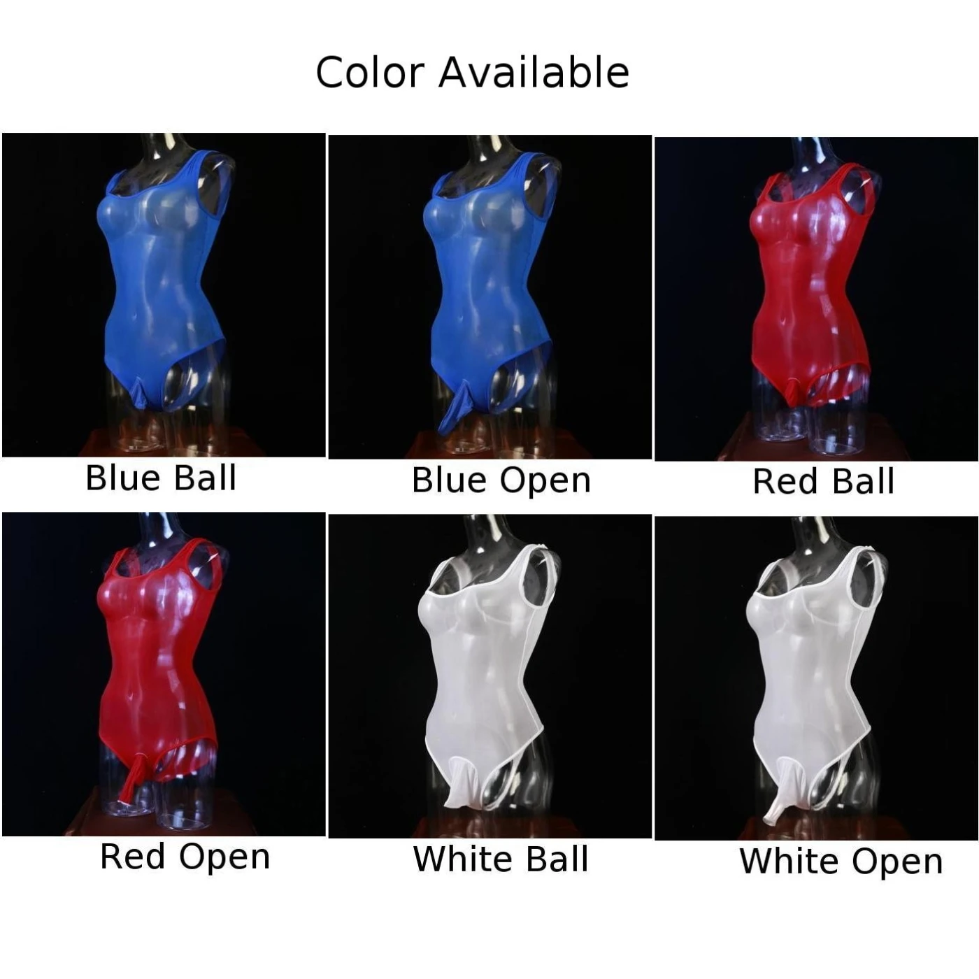 1PC/Set Oily Jumpsuits For Men See Through Sexy Bodysuit Sleeveless Top Penis Sleeves Gay Tight Porn Erotic Pouch Bulge Lingerie