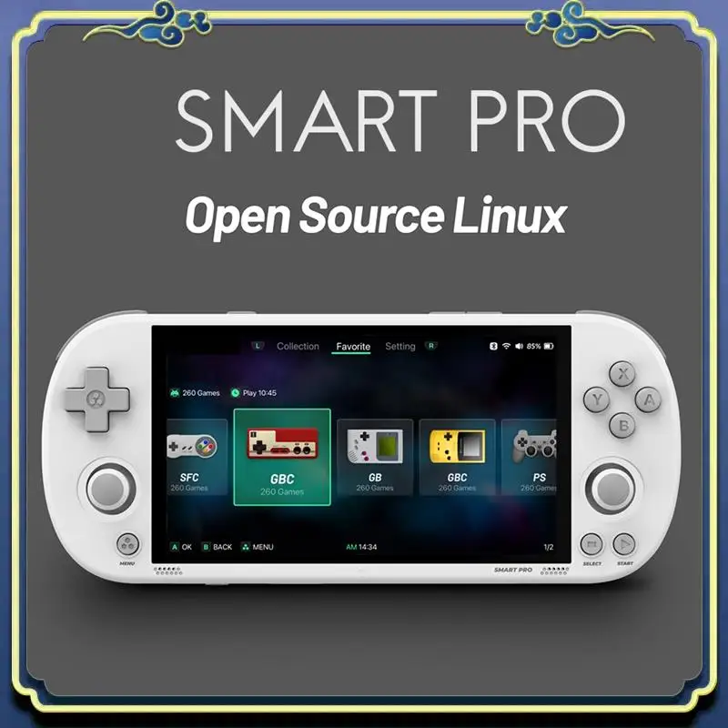 Per Trimui Smart Pro Console di gioco 128 GB 12000 giochi Linux Console per videogiochi retrò Supporta più emulatori C