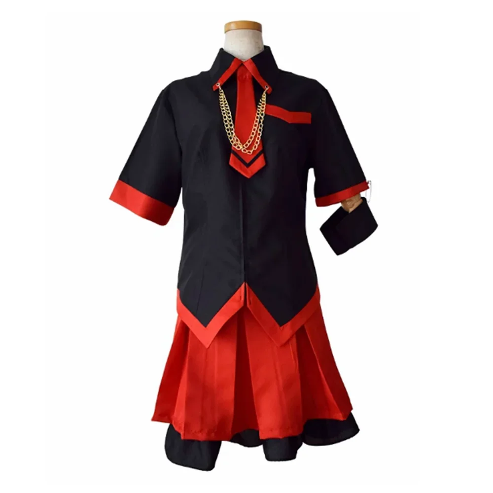 Unisex Anime Cos Kisaragi Saya Cosplay Costume Uniform Sets Custom Size