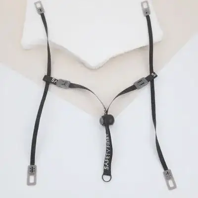 1 قطعة استبدال حزام الذقن الآمن القابل للتعديل للقبعة الصلبة المحمولة ملحق متين للاستخدام الآمن في البناء