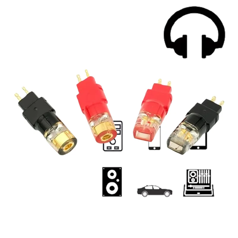 

Premium Gold-Plated Audio Adapter: MMCX & 0.78mm Female to HD Series Male Plug for HD525/HD545/HD565/HD580/HD600