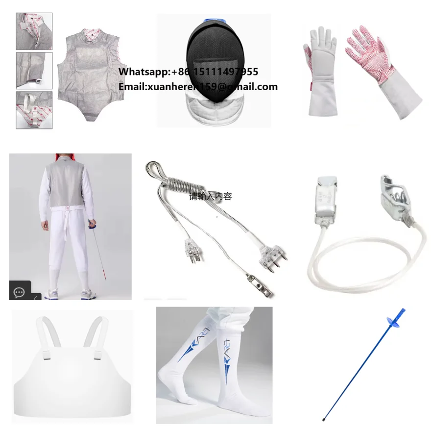 High Quality Fencing Sport Uniform Suit - CE 350N Certified National Grade Protective Gear Fencing Helmet