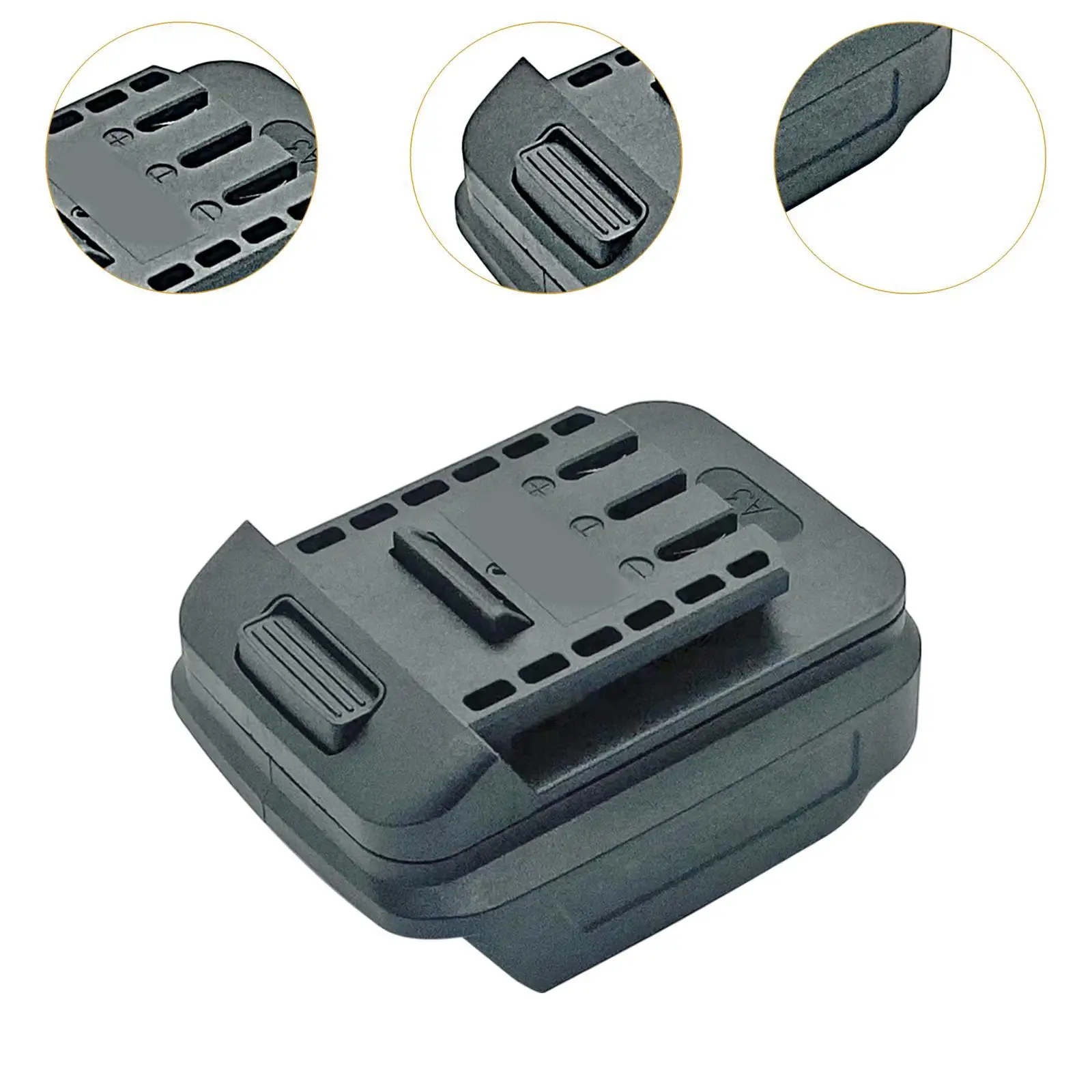 Battery Adapter Convenient Professional Sturdy Parts for Drill Impact Driver