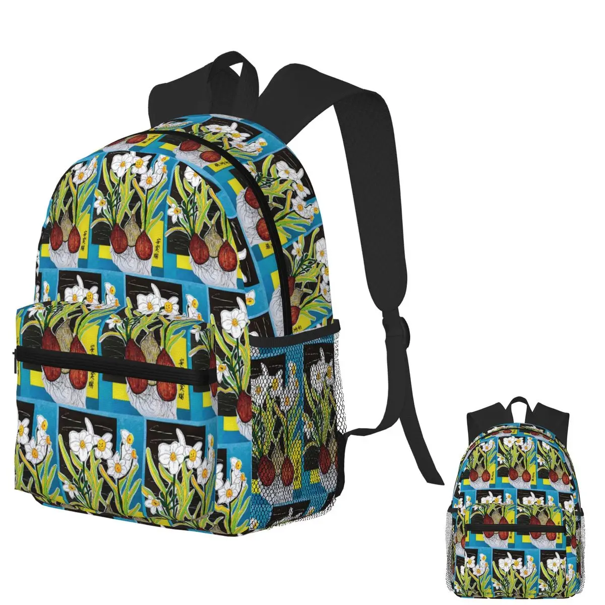 

Narcissus Student Backpack School Bag Hiking Travel Daypack for Men Women Fashion Bookbag Shoulder Bags