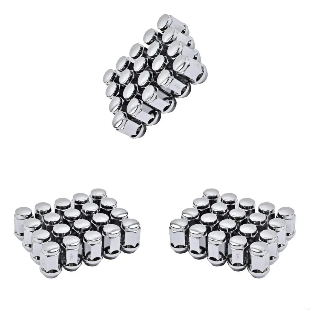 

20Pcs M12x1.5 Closed End Bulge Acorn Lug Nut Stylish Finish for Wheels D7YA