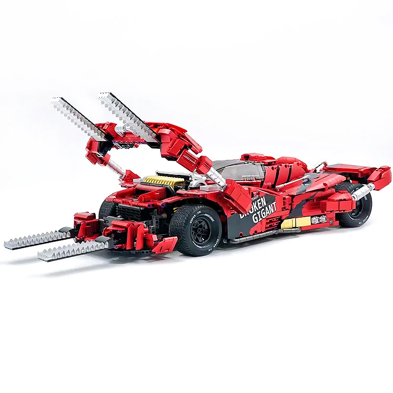 MOC Hot Style High-Tech Super Racing Sport Vehicle GULY 10619 Building Block Educational Brick Puzzle DIY Toy Christmas Gift Kid
