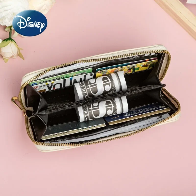 Disney New Long Women's Wallet Stitch Cartoon Children's Wallet Multi-card Slots Large Capacity Fashion Children's Wallet