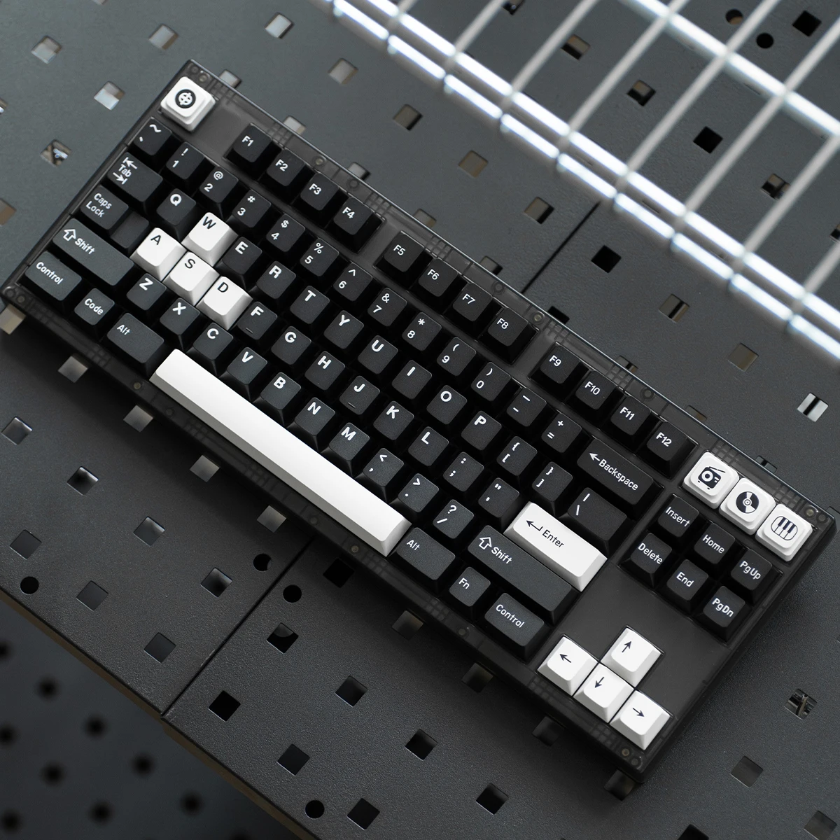 

BOW Keycap Set 181key PBT Double Shot keycaps Cherry Profile Black White KeyCap for Mechanical Keyboard