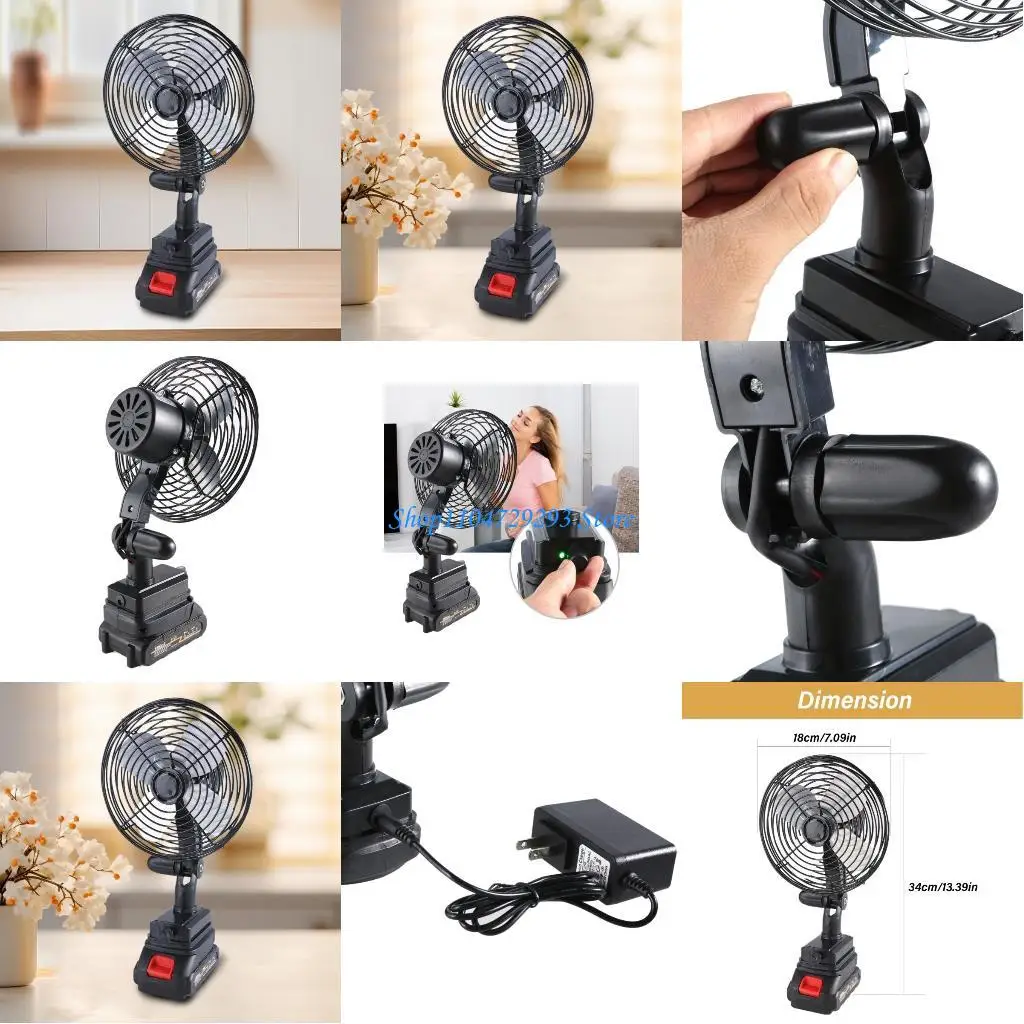 

Y2GD USB Adjustable Speed Camping Fan Rechargeable Battery Operated for Outdoor