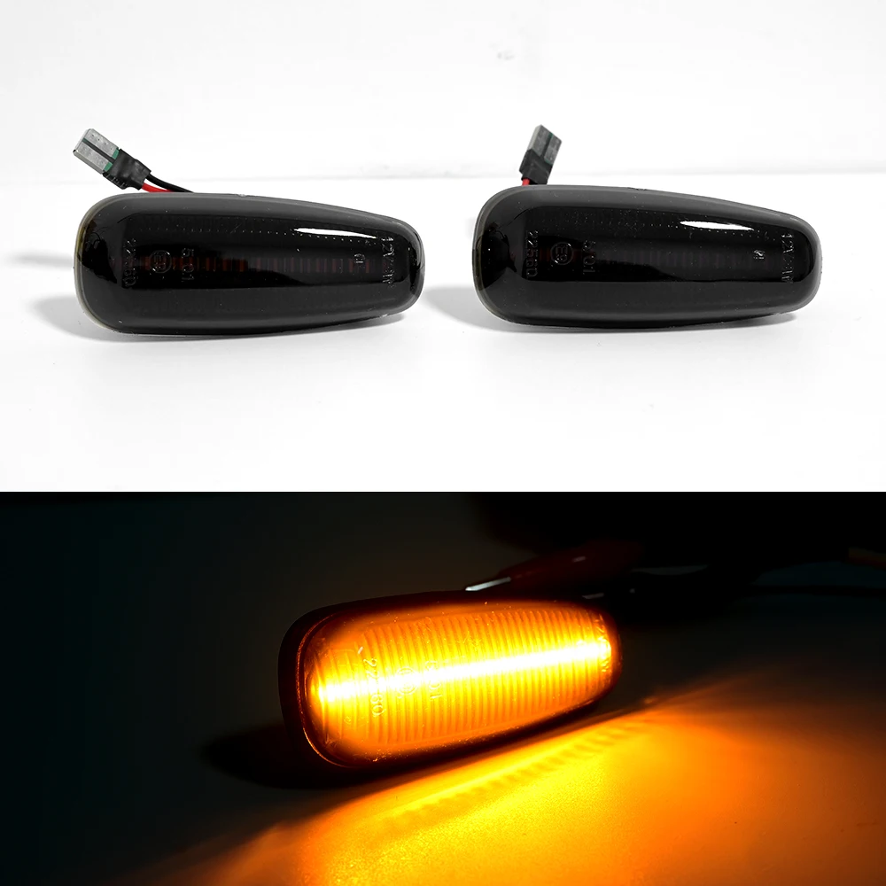 For Kia Rio3 Ceed ED Rando Carens Hyundai I30 Elantra Azera Avante LED Dynamic Side Turn Signal Marker Light Sequential Blinker