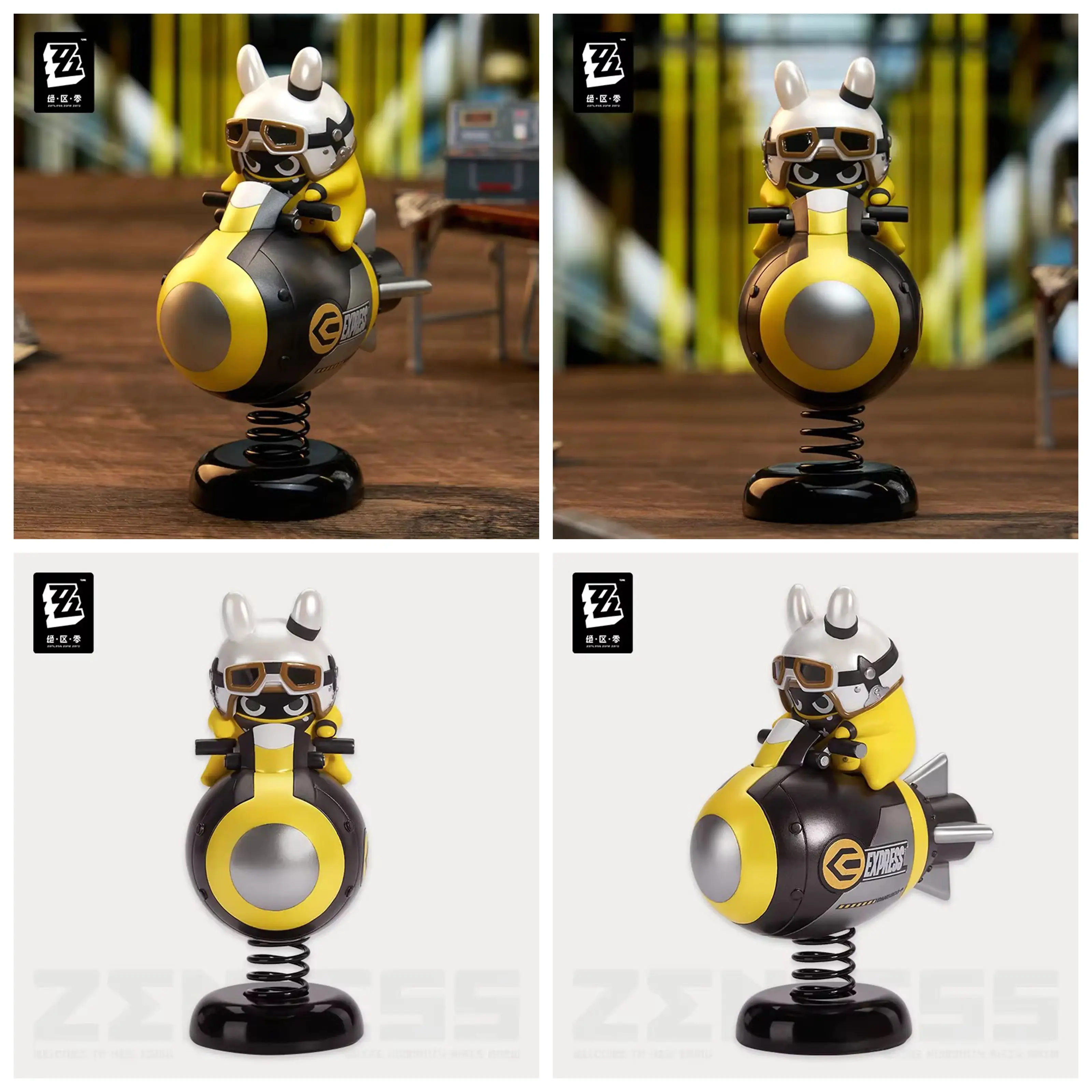 

miHoYo Game Official Zenless Zone Zero Happy Shake Series Bangboo Cartoon Doll Anime Character Model Desktop Ornament Xmas Gifts