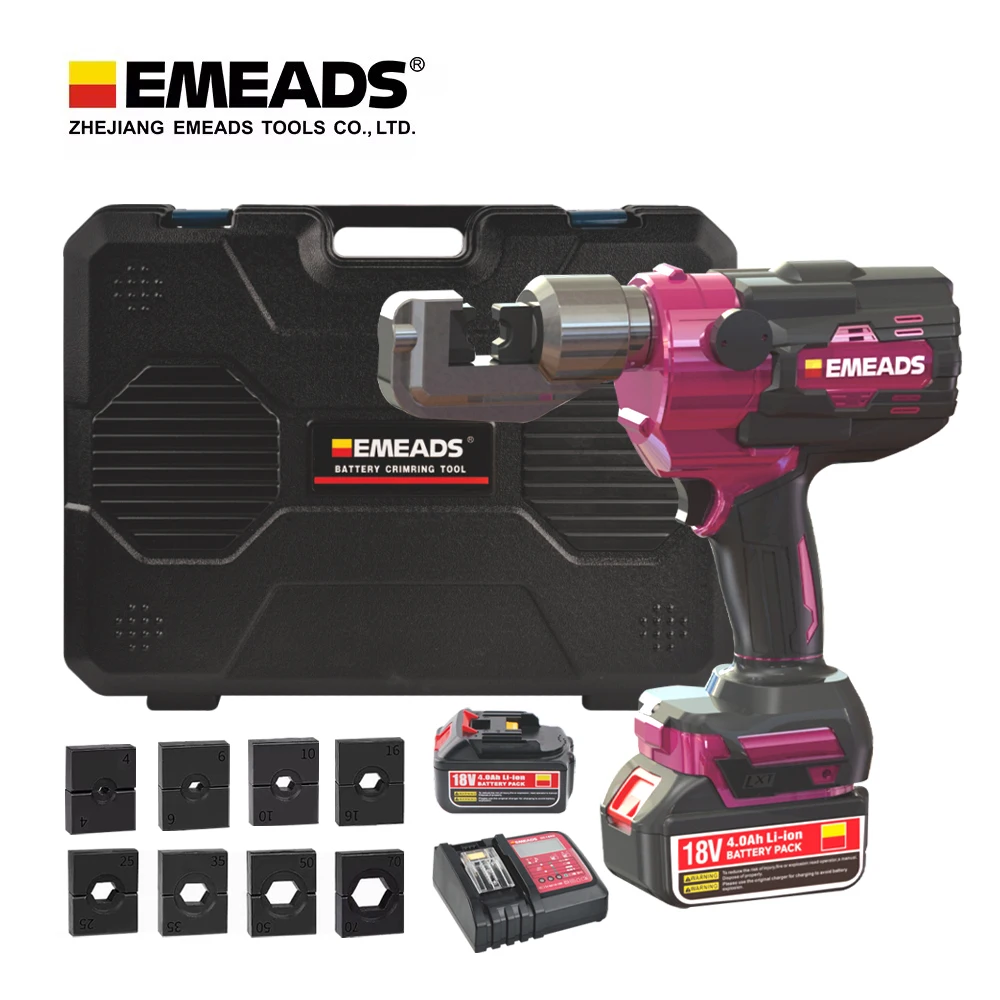 CDY-70H بطارية تعمل سلك كهربائي الصحافة كماشة أداة العقص الهيدروليكية للكابل النحاس الألومنيوم الكهربائية المكشكش