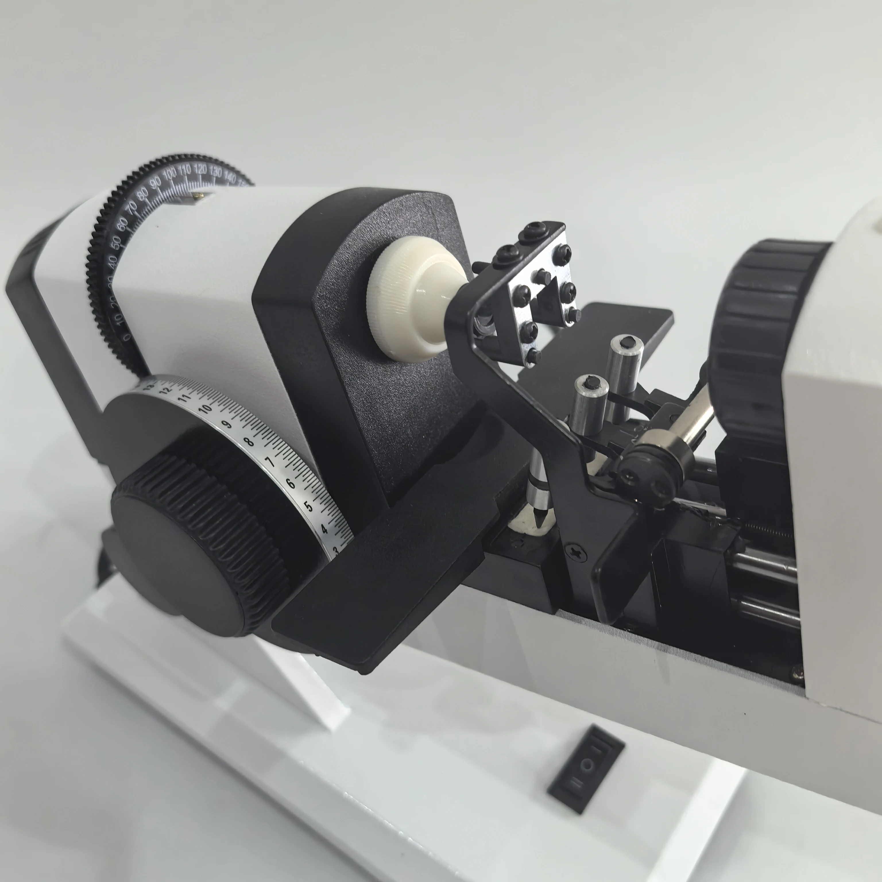 Novo NJC4 Focímetro Óptico Lensômetro Manual Lensmeter AC/DC alimentado Vertometro de leitura externa